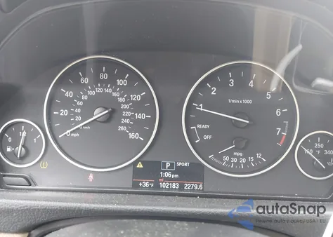 2014 BMW 320I from USA, damaged, VIN WBA3B1G57ENS80957